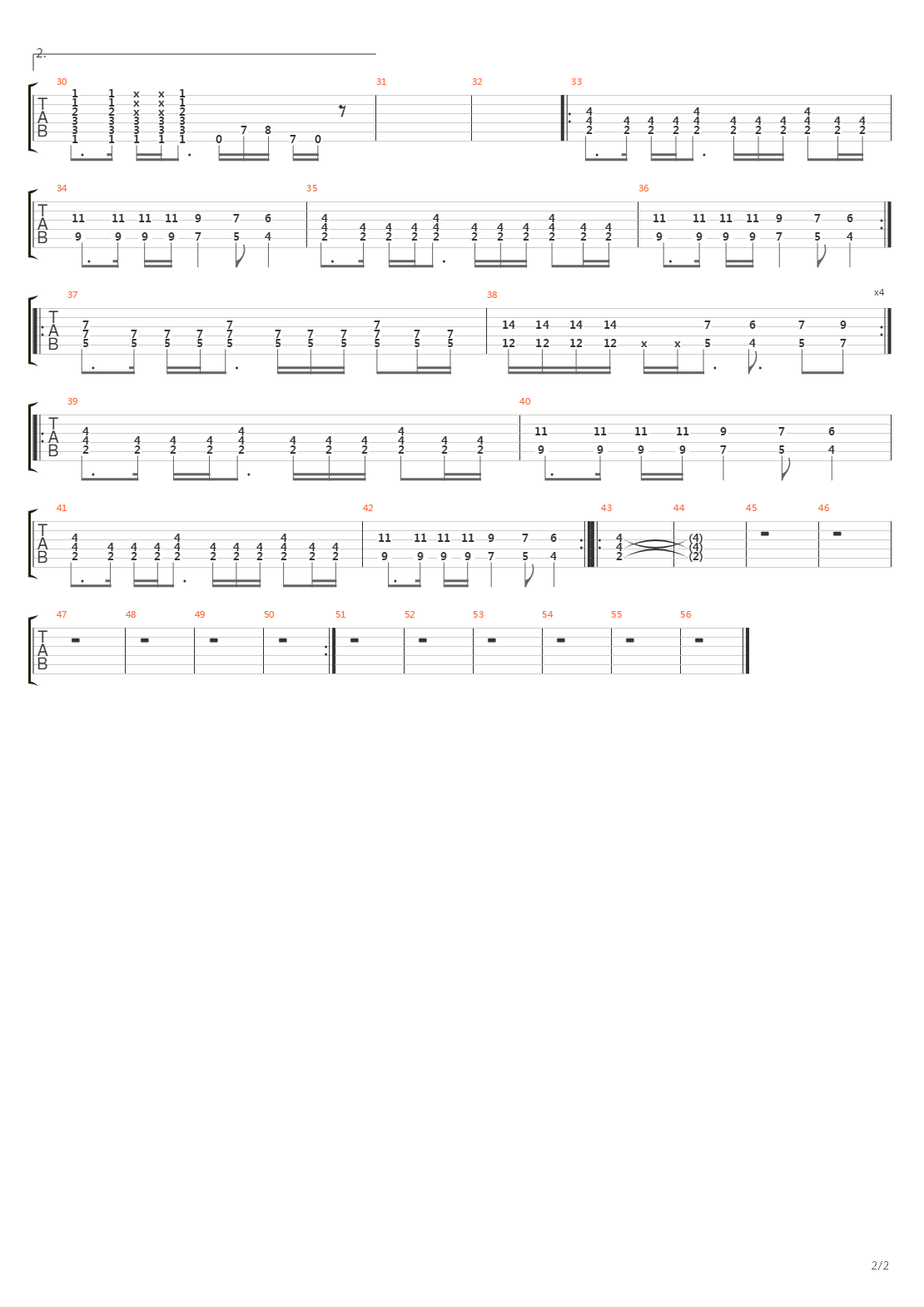 Bleak吉他谱