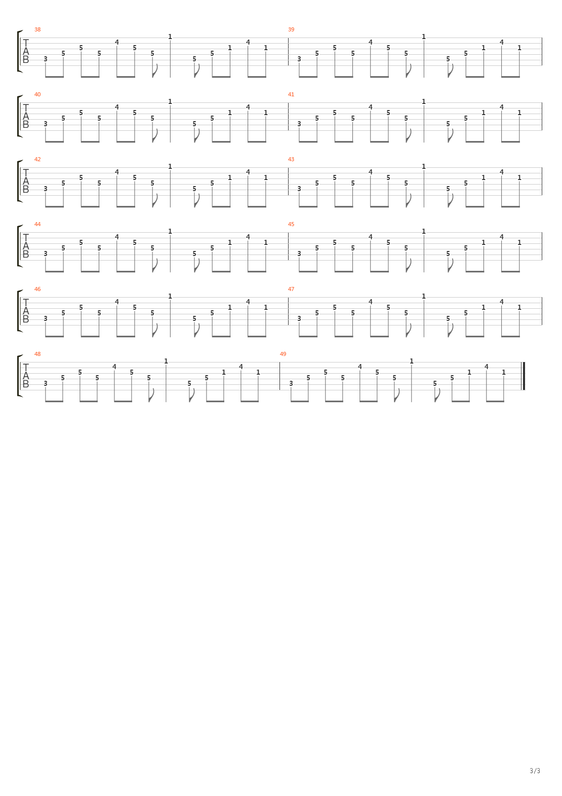 Patterns In The Ivy II吉他谱