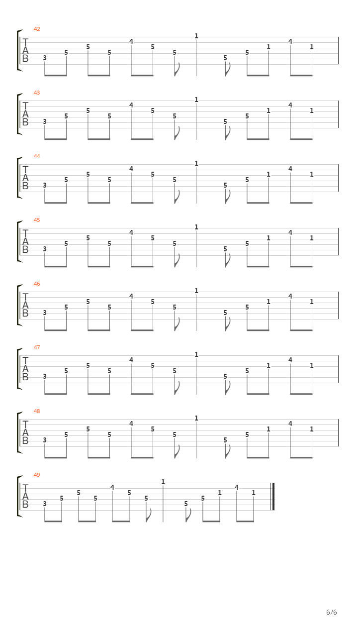 Patterns In The Ivy II吉他谱