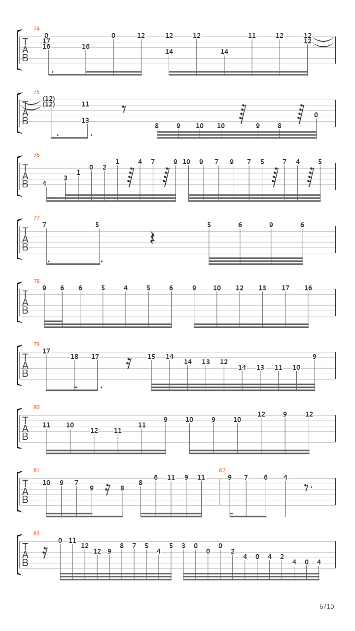 Zyryab吉他谱