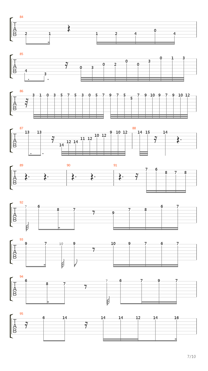 Zyryab吉他谱