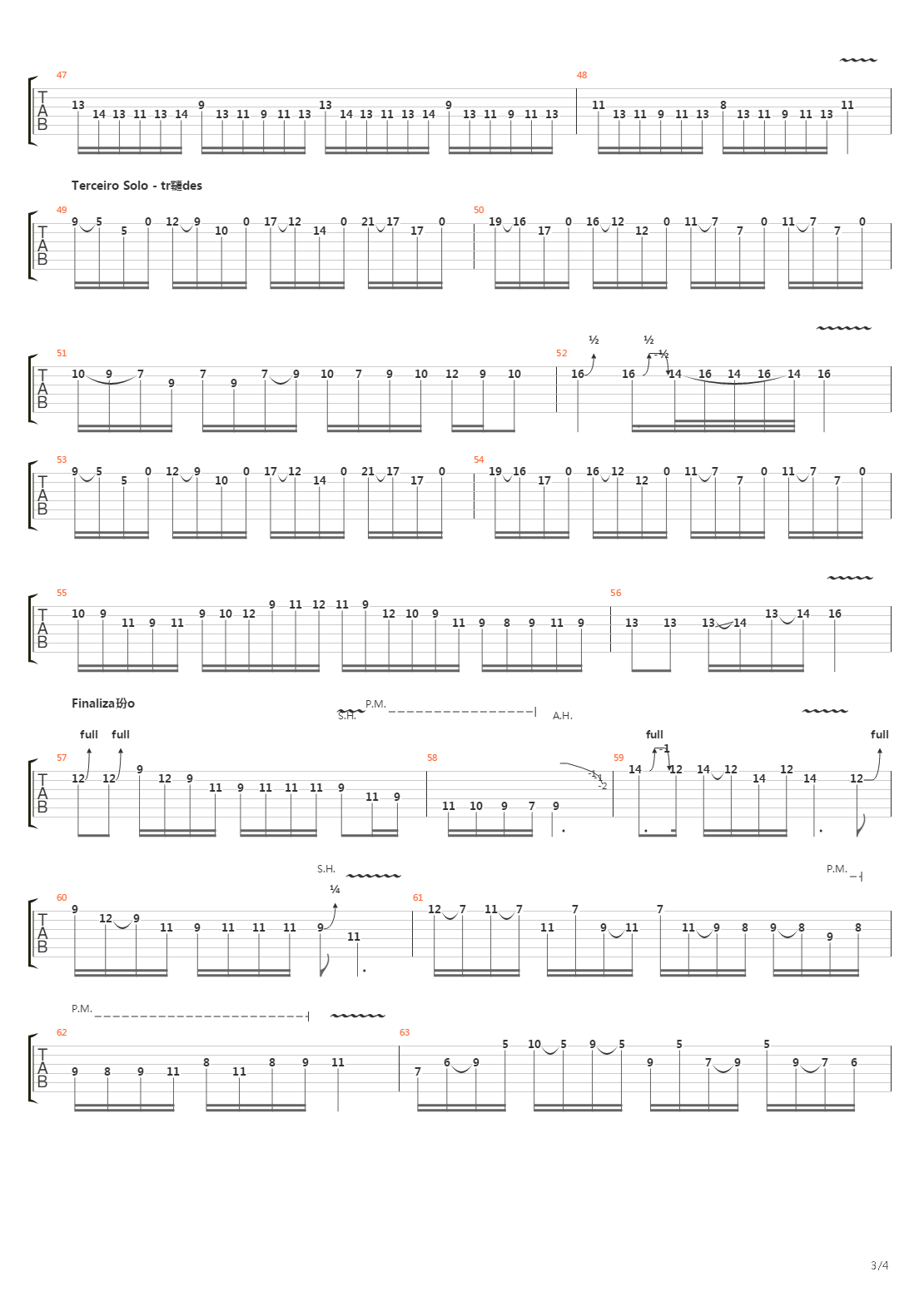 Passaro Livre吉他谱