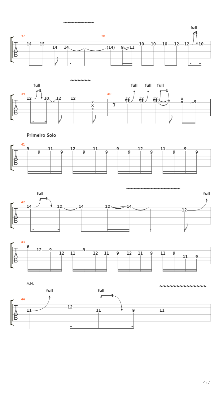 Passaro Livre吉他谱