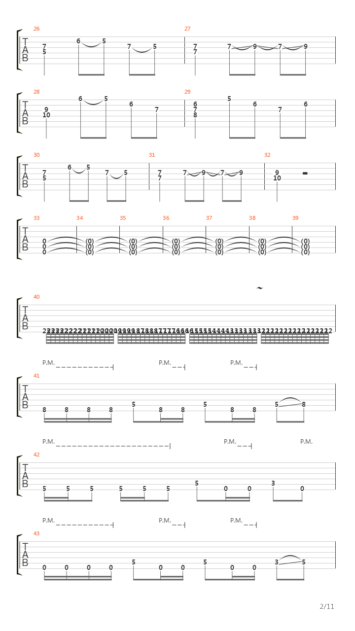 The River吉他谱