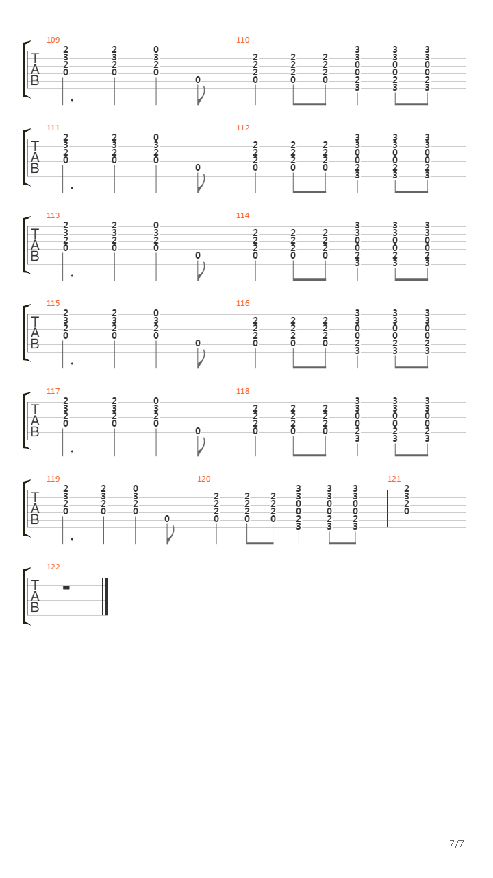 Better Man吉他谱