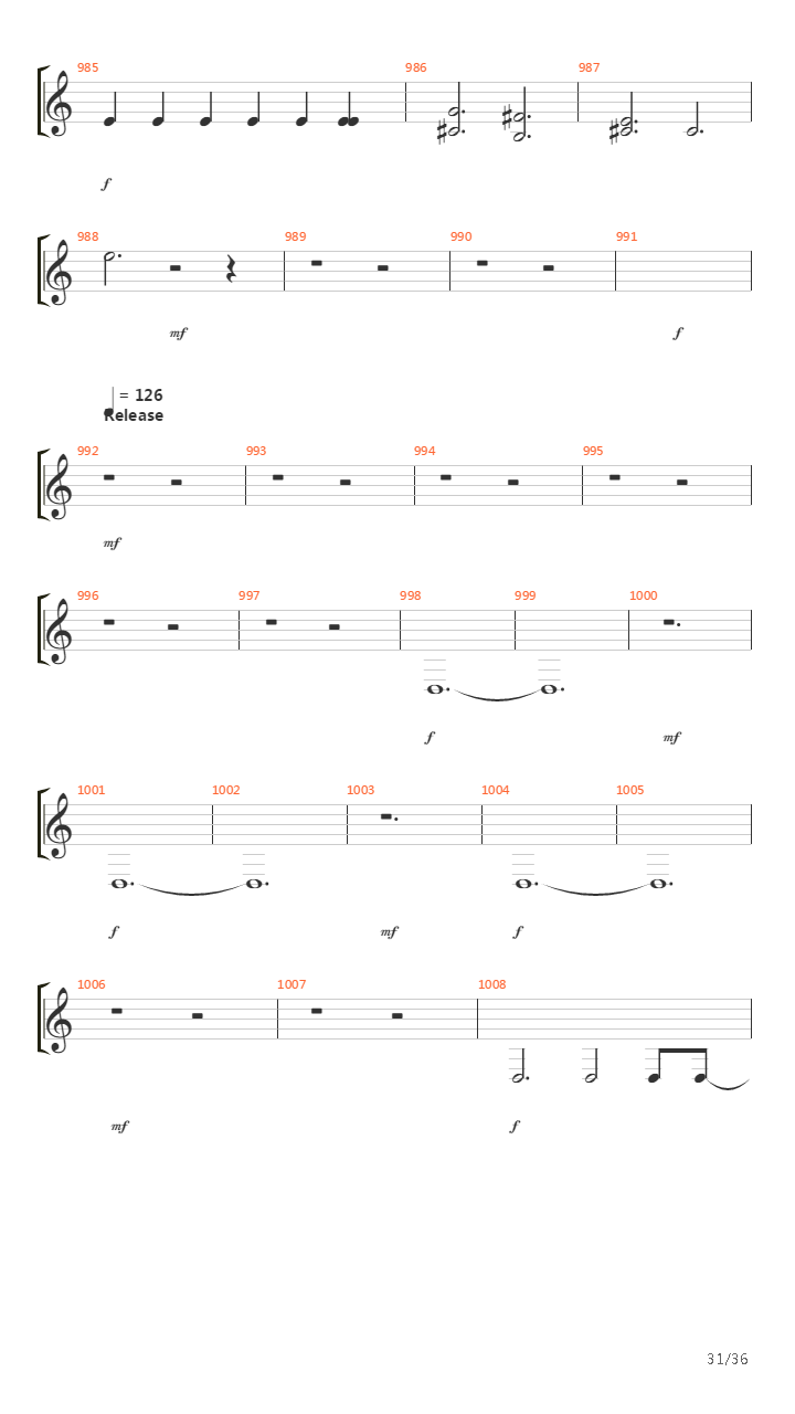 Ten吉他谱