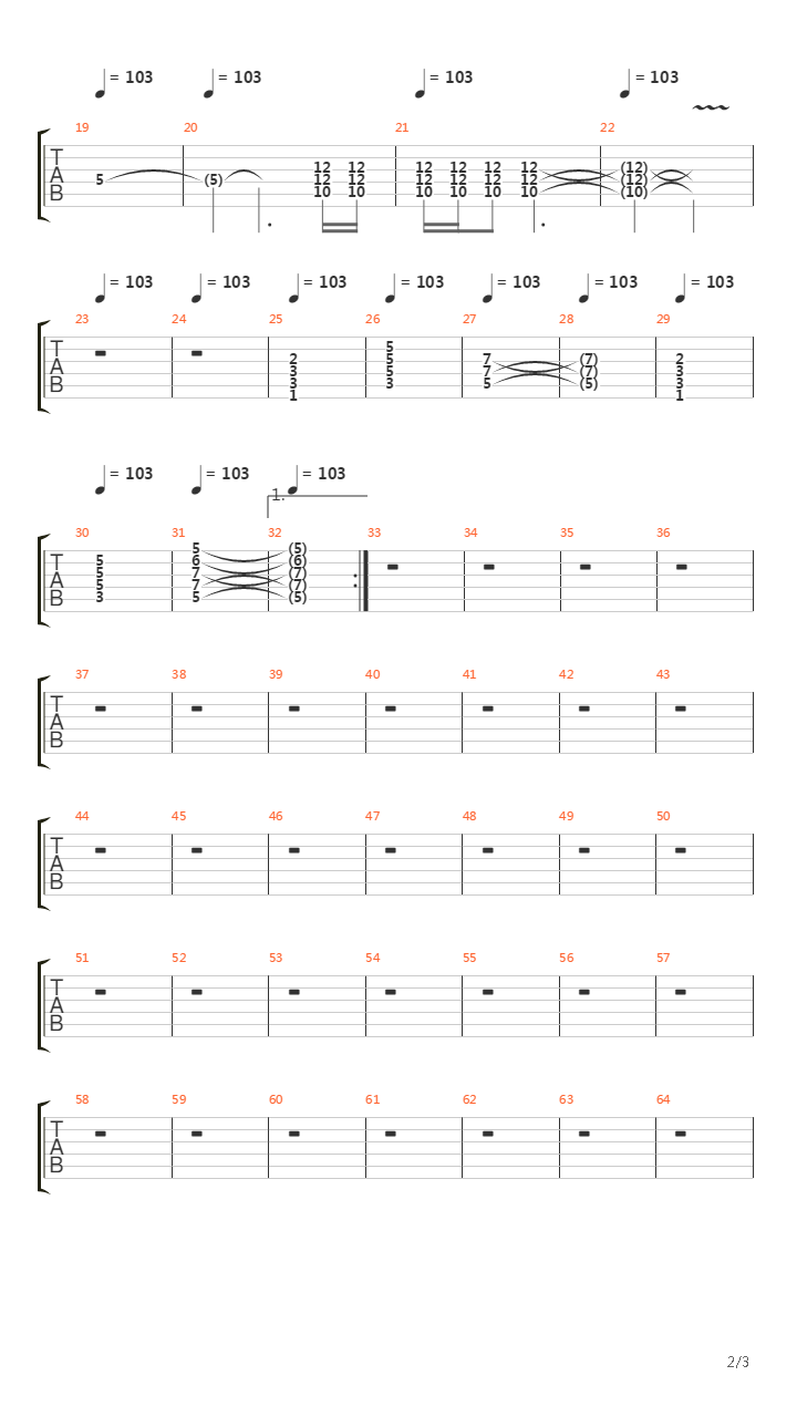 Another Brick In The Wall (Part 2 LIVE Pulse)吉他谱