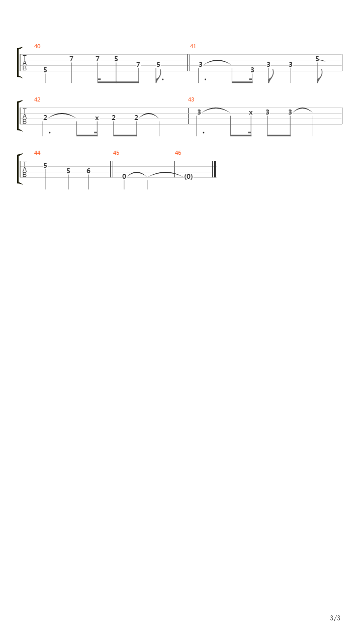 Breathe In The Air (Bass Tutorial)吉他谱