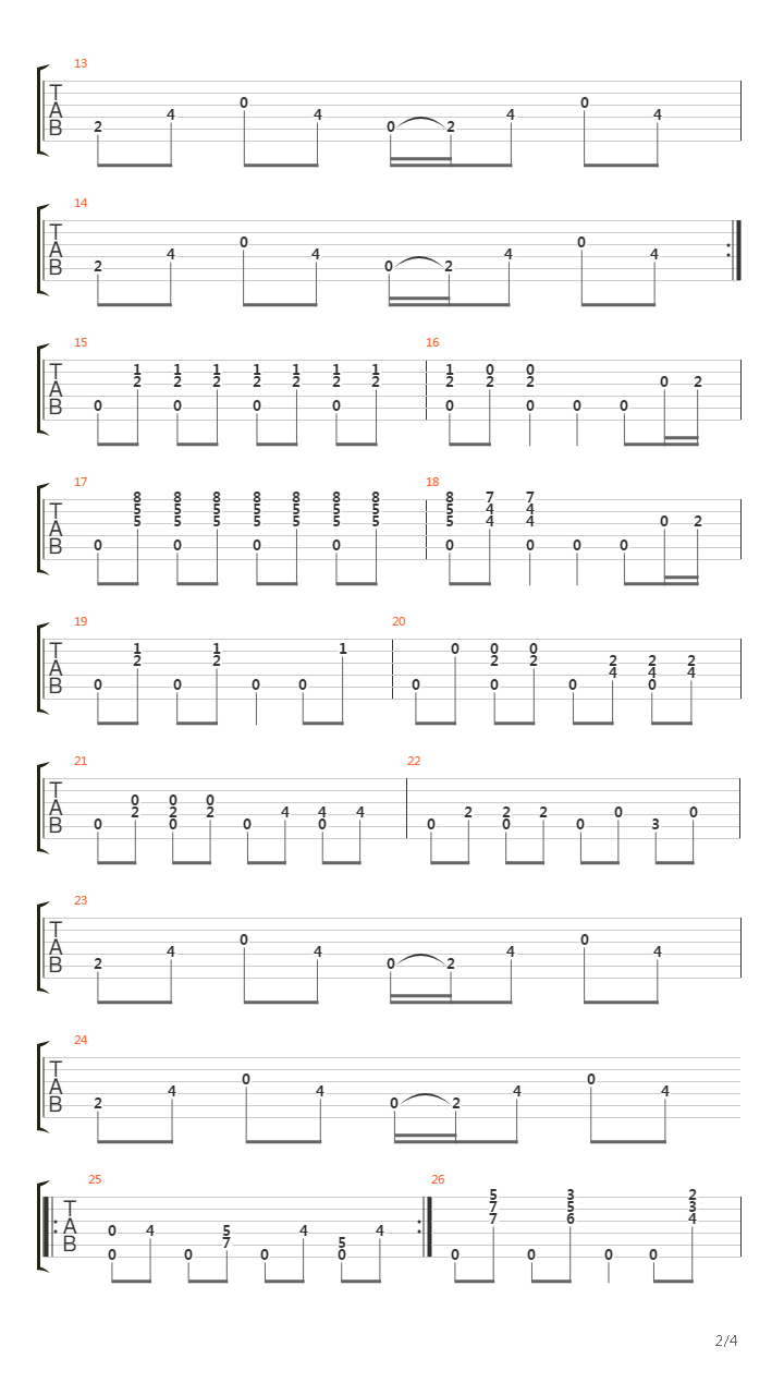 Goodbye Blue Sky (Arrangement by Kjjmusic)吉他谱