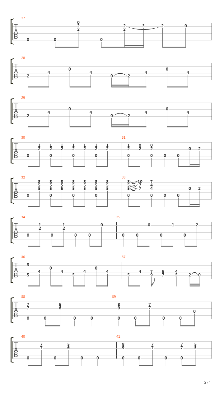 Goodbye Blue Sky (Arrangement by Kjjmusic)吉他谱