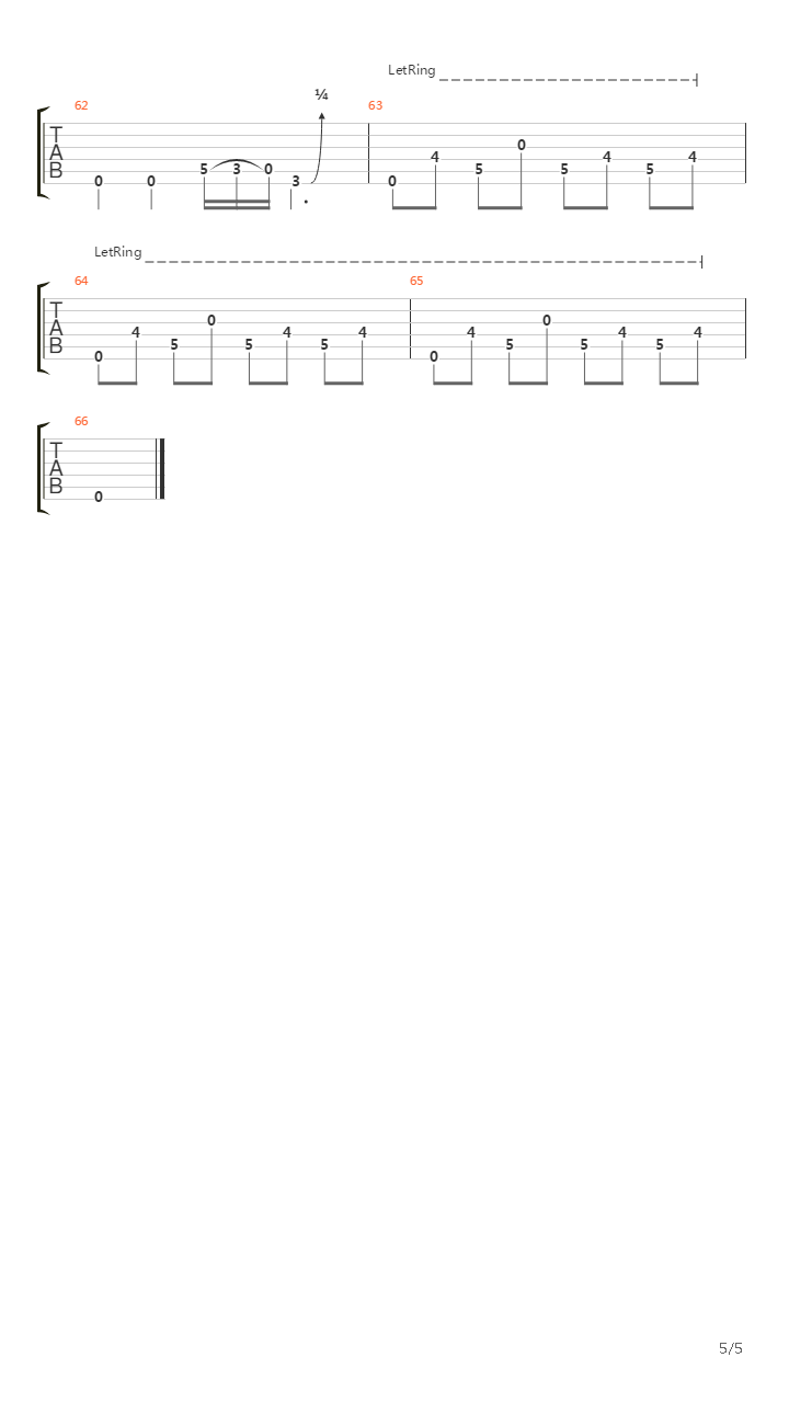 Goodbye Blue Sky (arr. by Tomi Paldanius)吉他谱