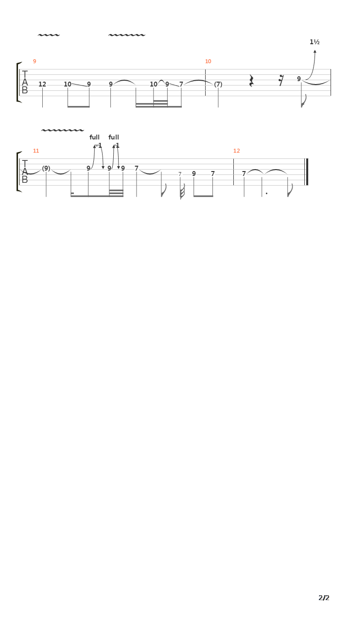 Pink Floyd(Comfortably Numb Solo)吉他谱