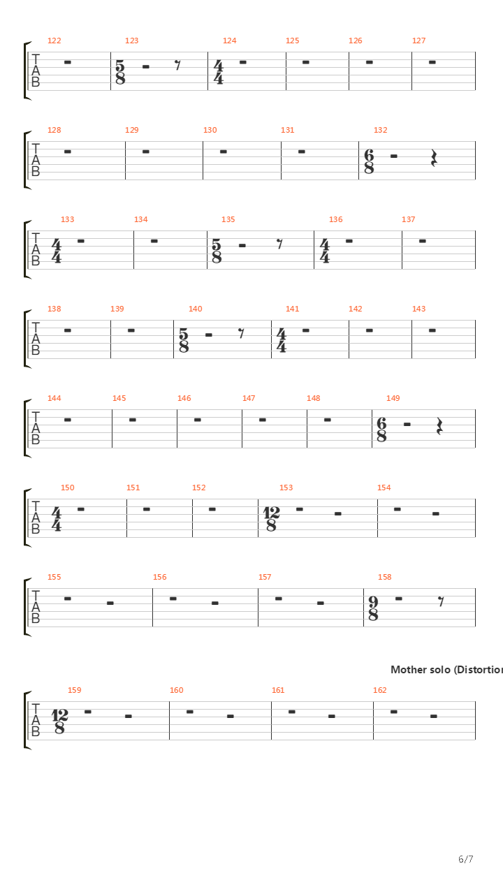 The Happiest Days Of Our Lives (Another Brick In The Wall Part 2)吉他谱