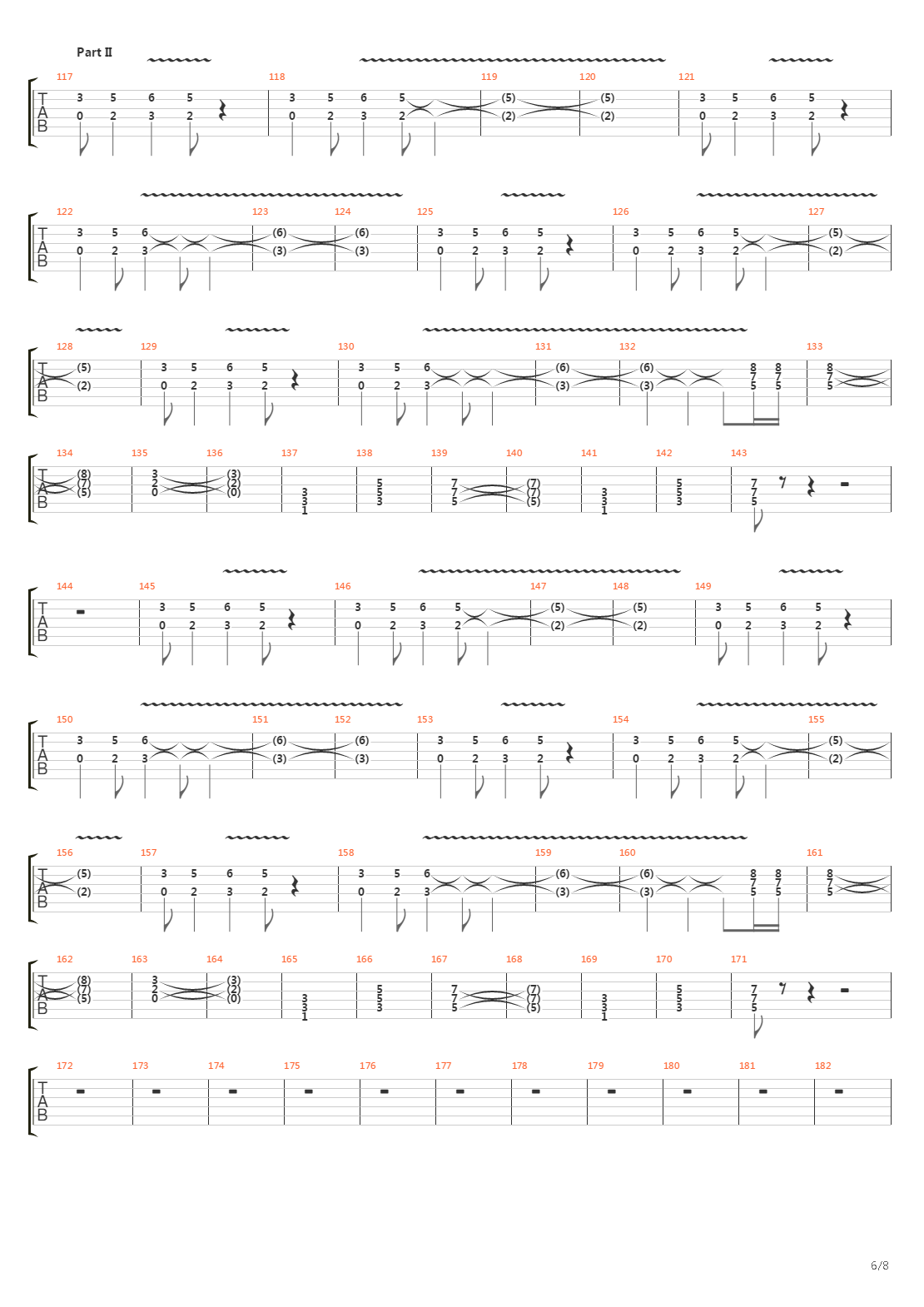 The Wall吉他谱