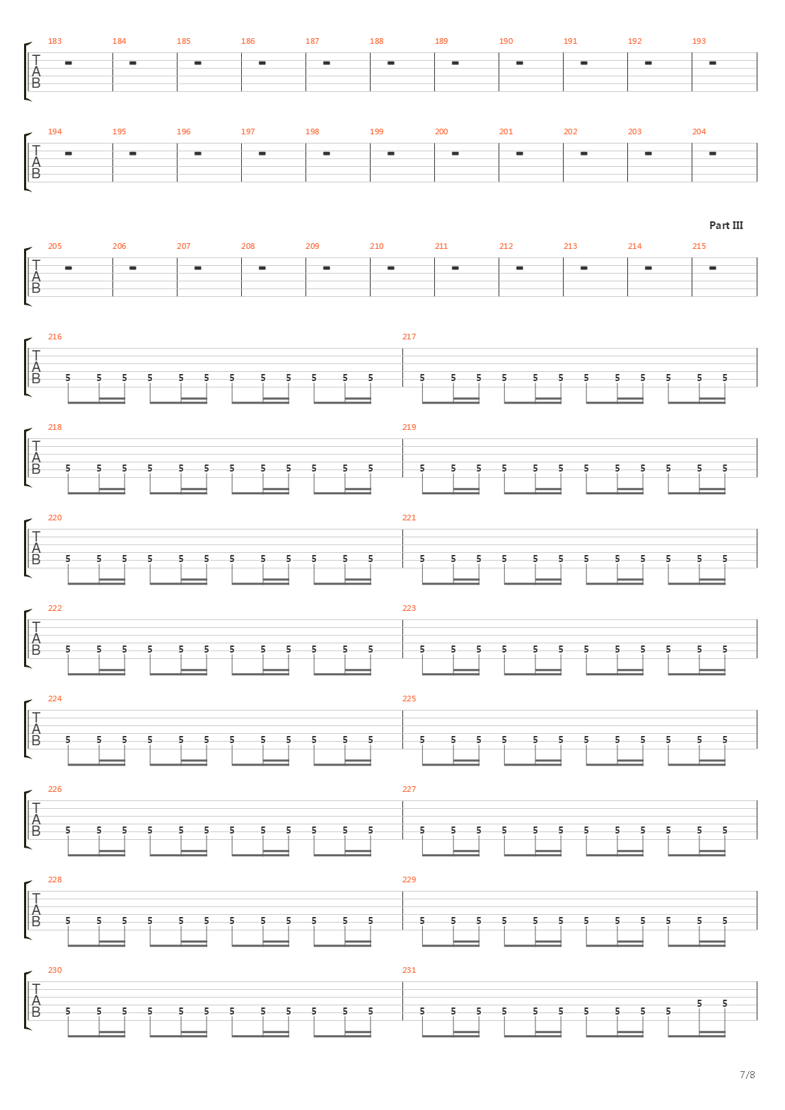 The Wall吉他谱