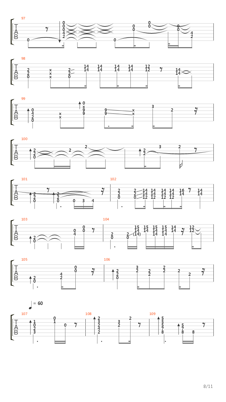 Time (Breathe Reprise - The Great Gig In The Sky)吉他谱