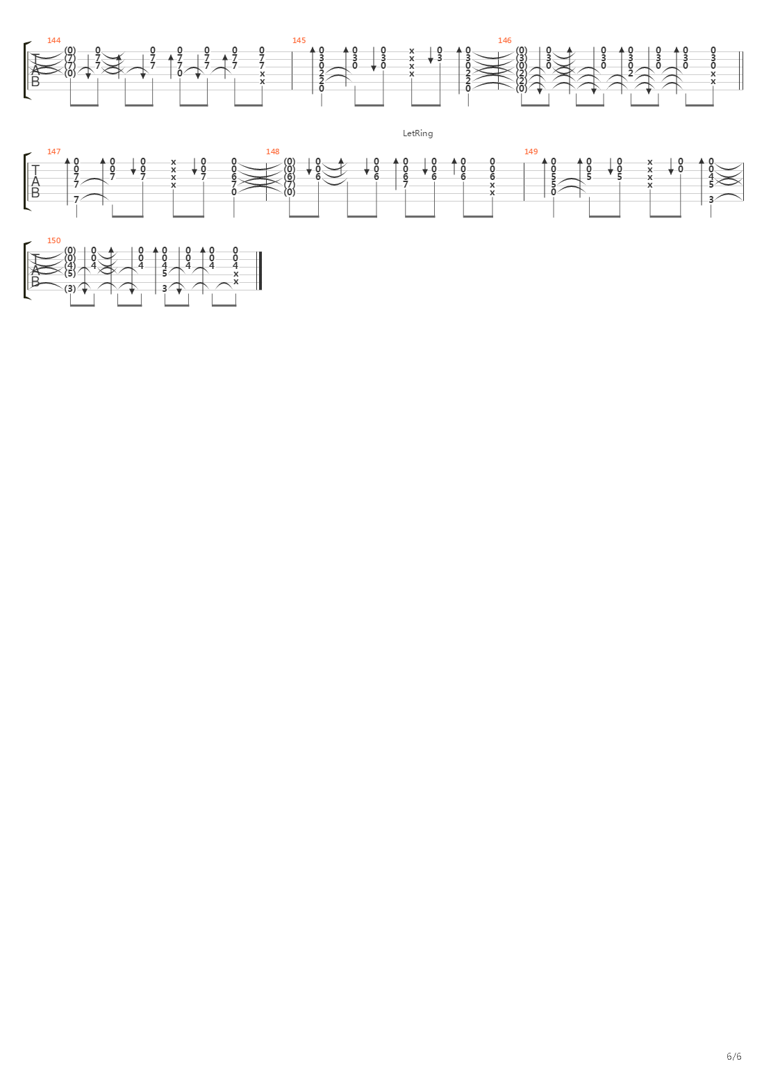 Late Goodbye吉他谱