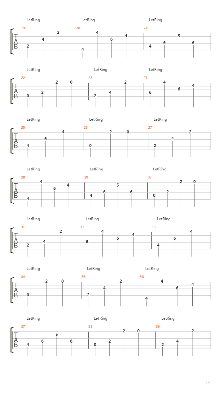 Where Do We Draw The Line吉他谱