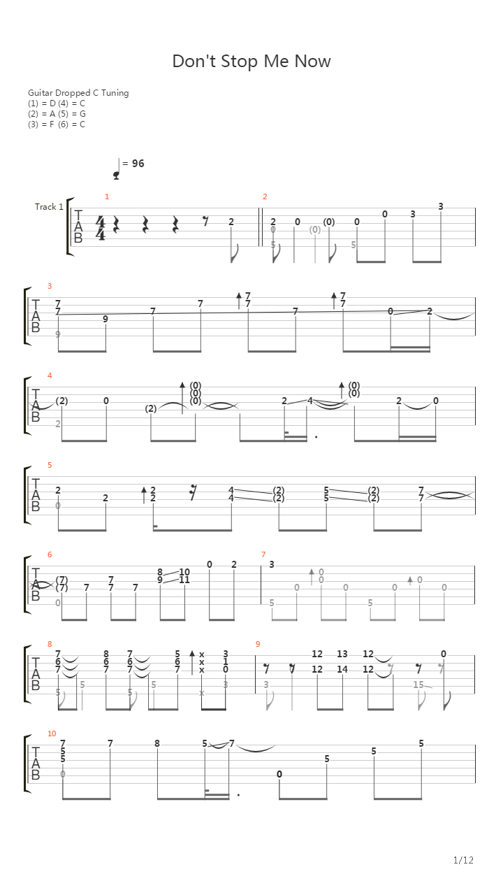 Dont Stop Me Now (arranged by Sandra Bae)吉他谱