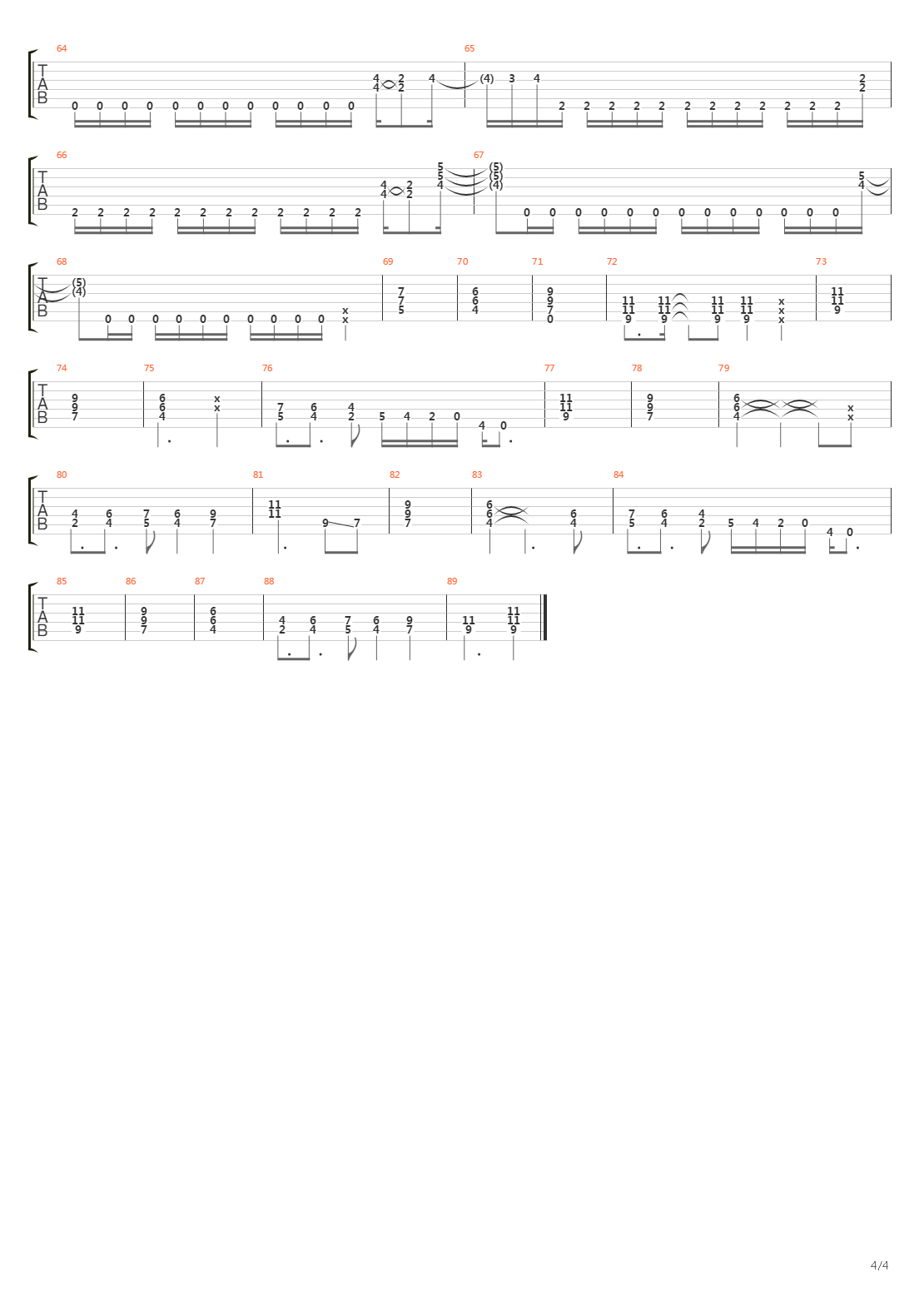 Loud And Clear吉他谱