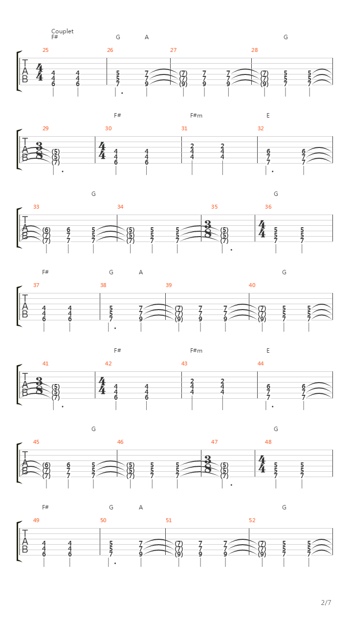 Pyramid Song吉他谱