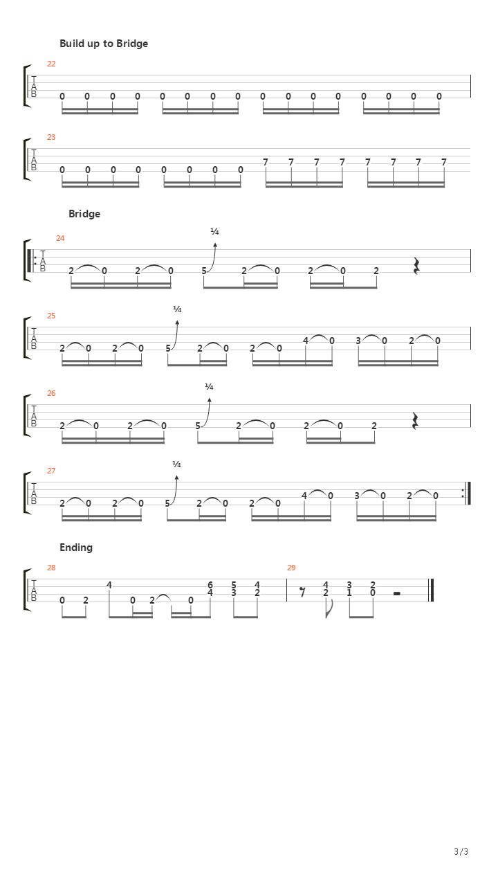 Bombtrack (Bass Tutorial by Mark Marxon)吉他谱