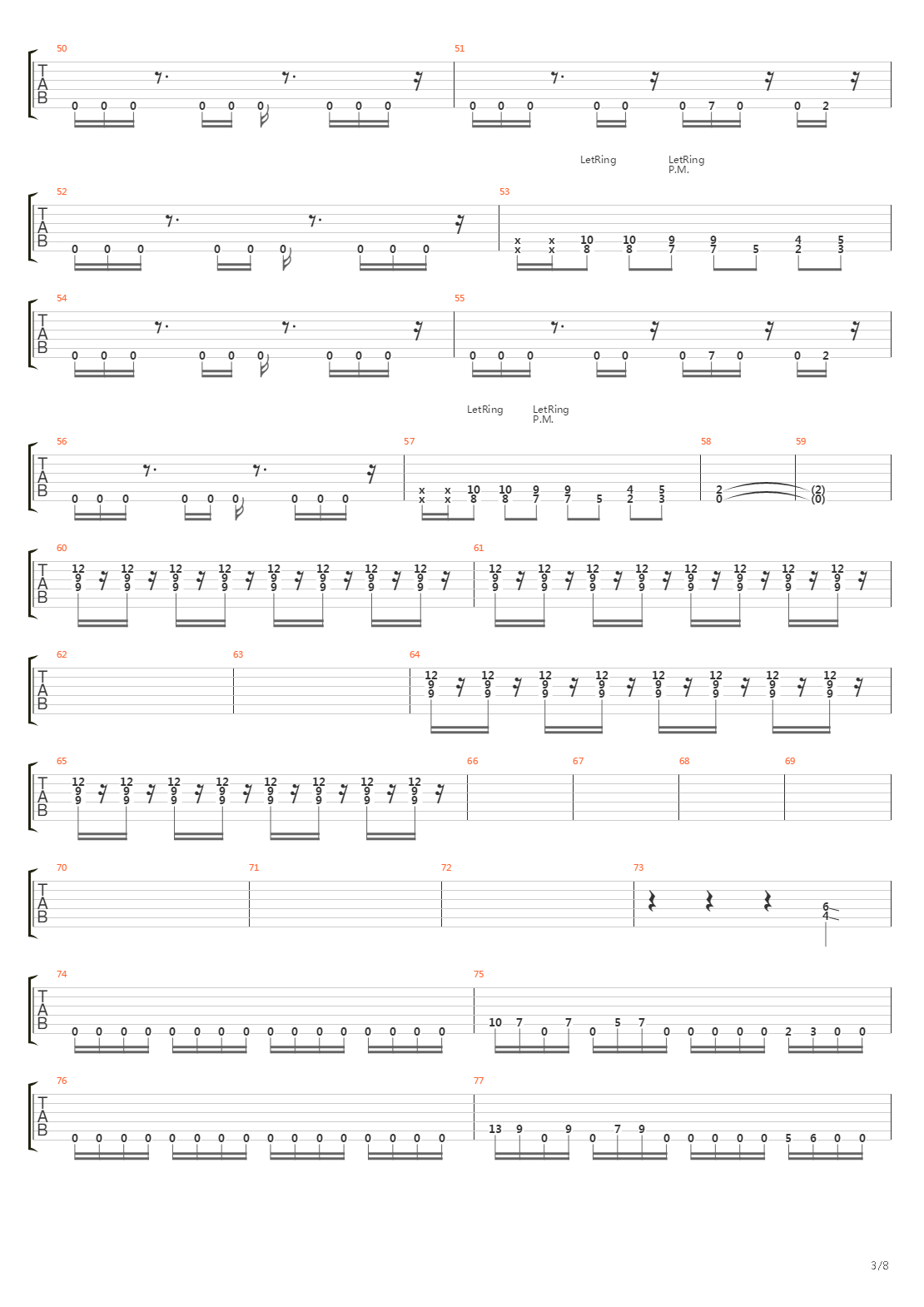 Empty Hollow吉他谱