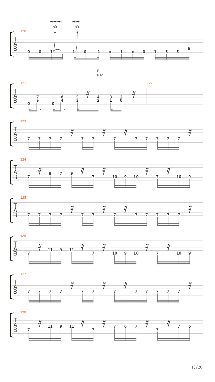 Empty Hollow吉他谱