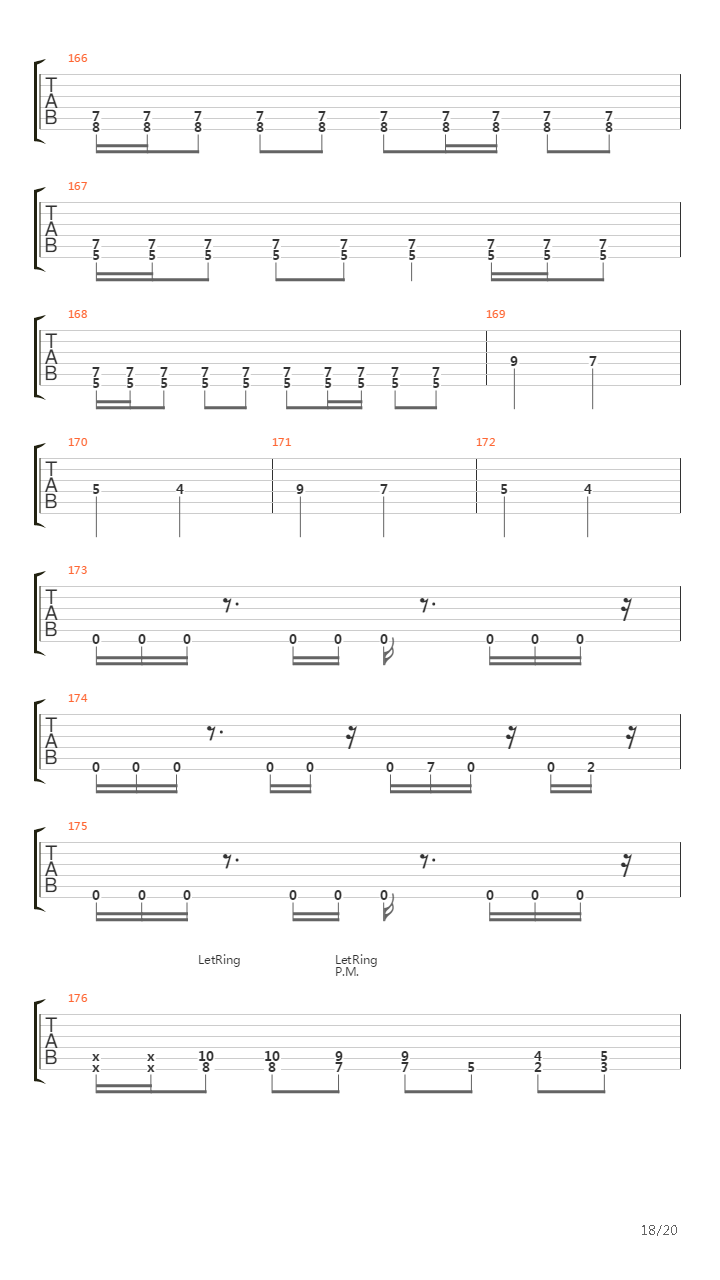 Empty Hollow吉他谱