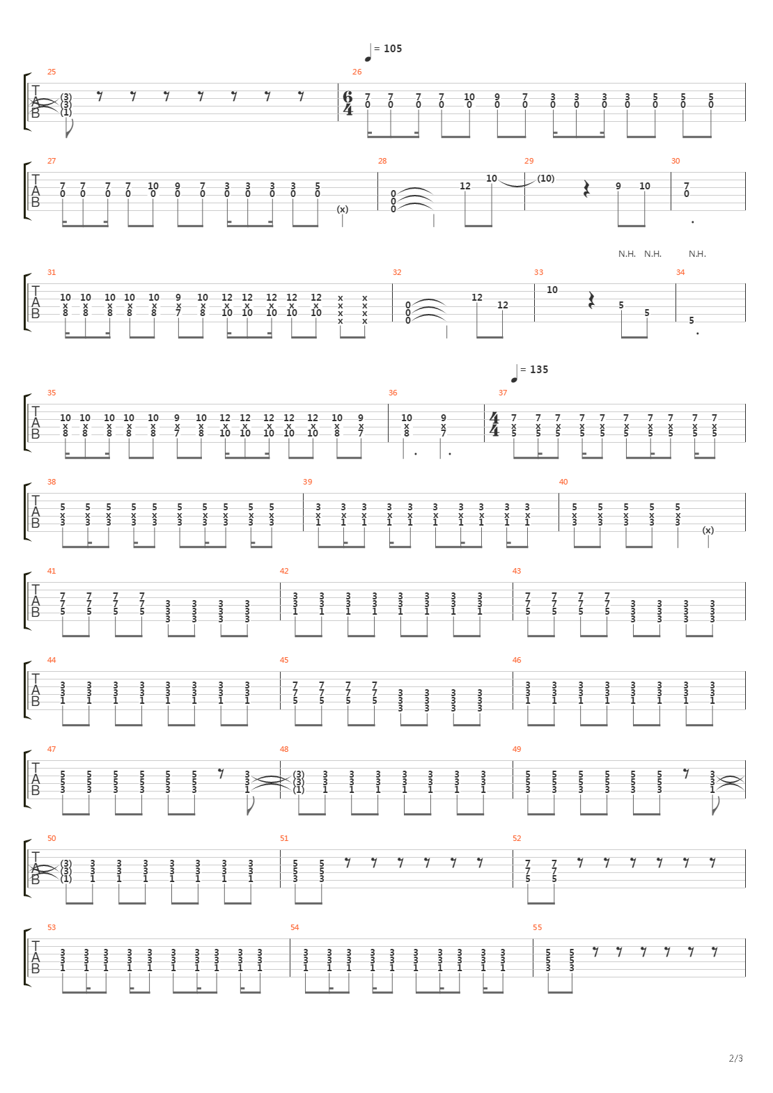 The Strenght To Go On吉他谱