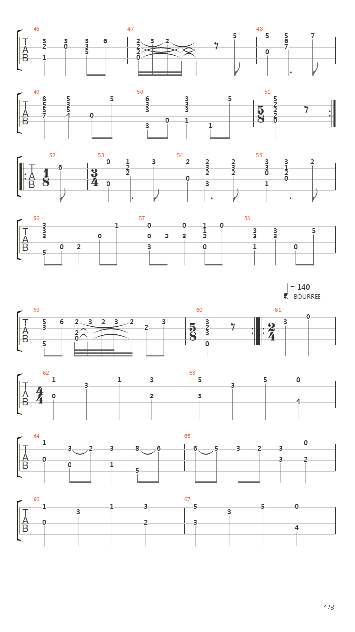 Suite In Re Minore吉他谱