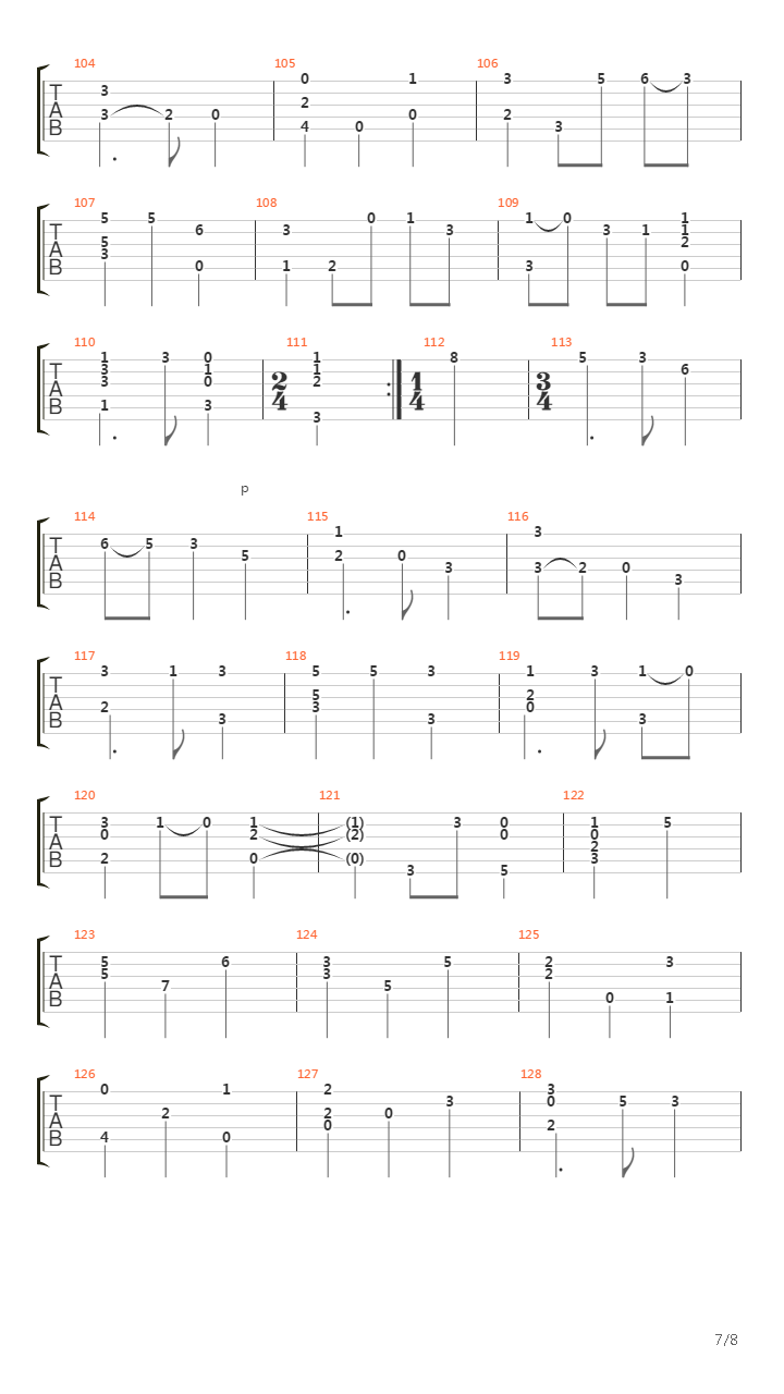 Suite In Re Minore吉他谱