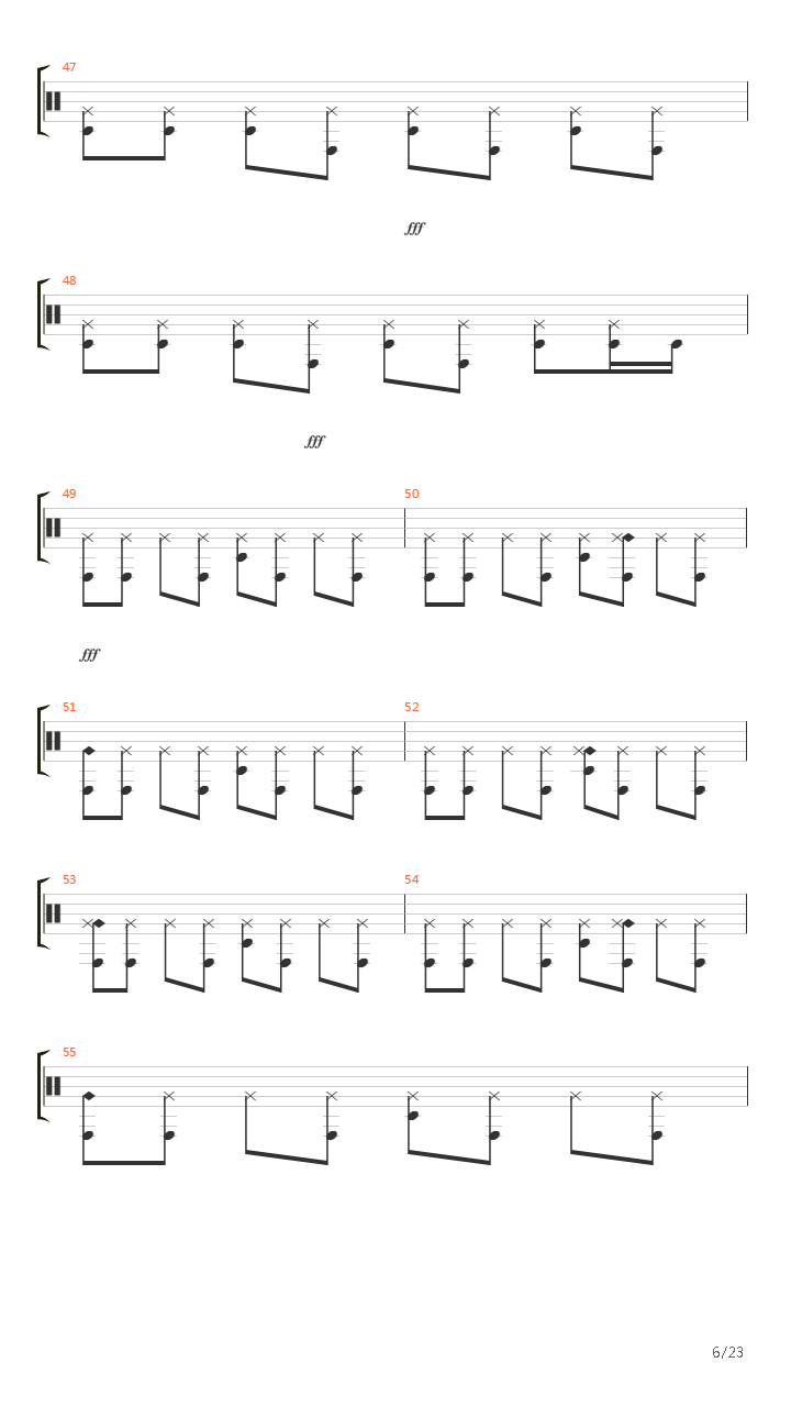 Countdown吉他谱