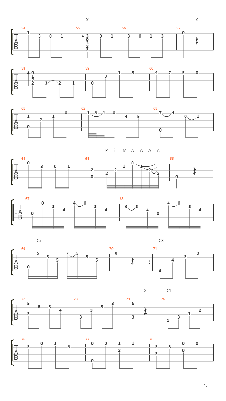 Farruca吉他谱