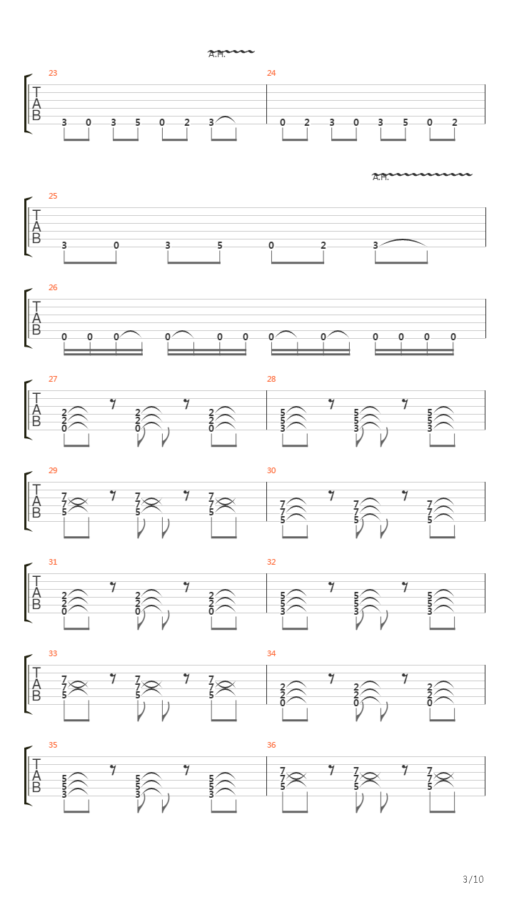 321吉他谱