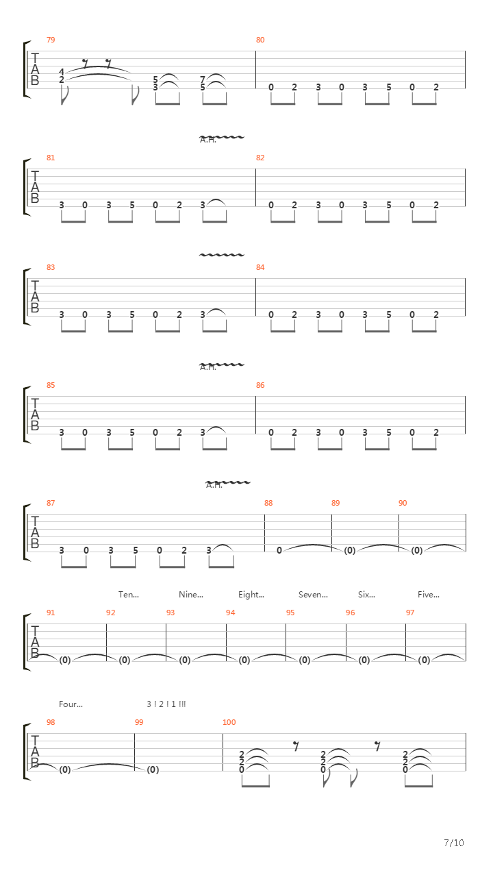 321吉他谱