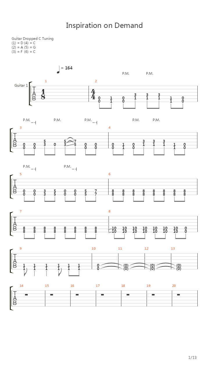 Inspiration On Demand吉他谱