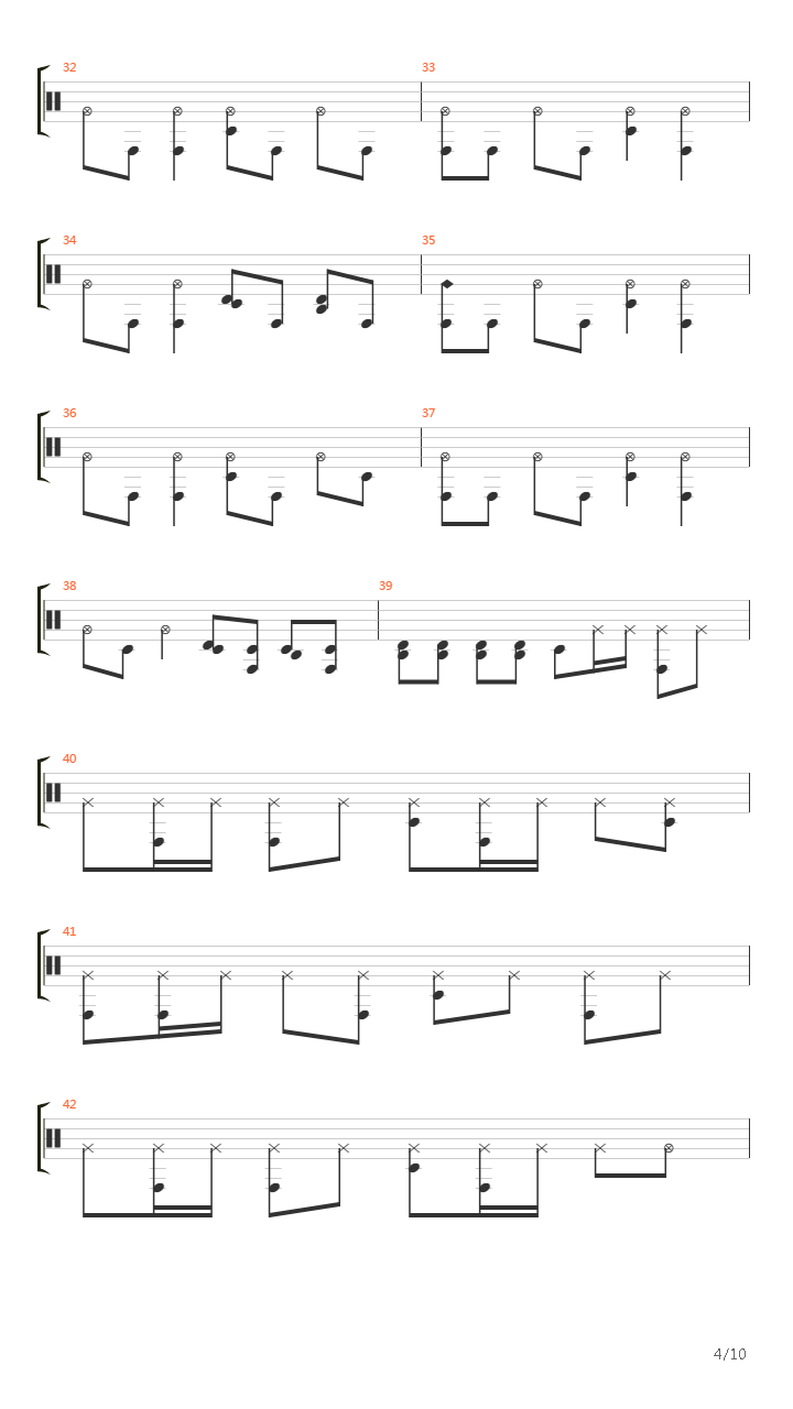 Hero (Repaired Drums)吉他谱