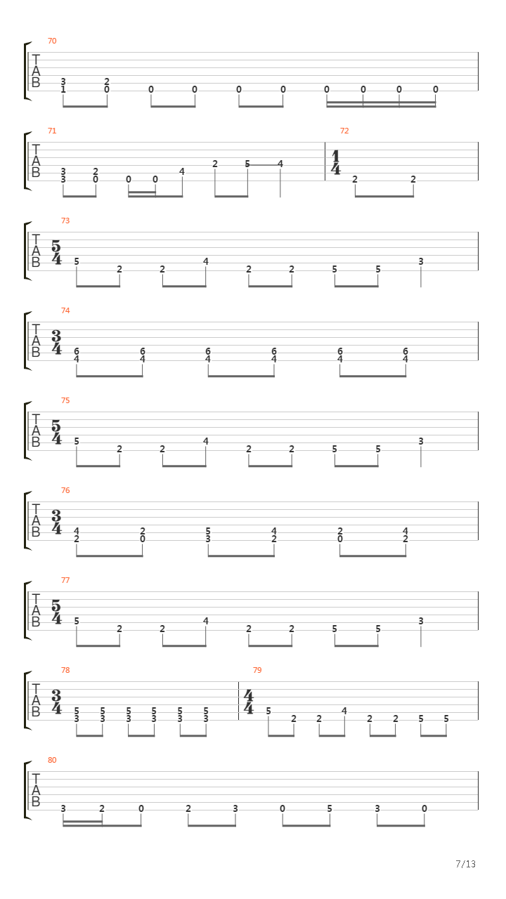 213吉他谱