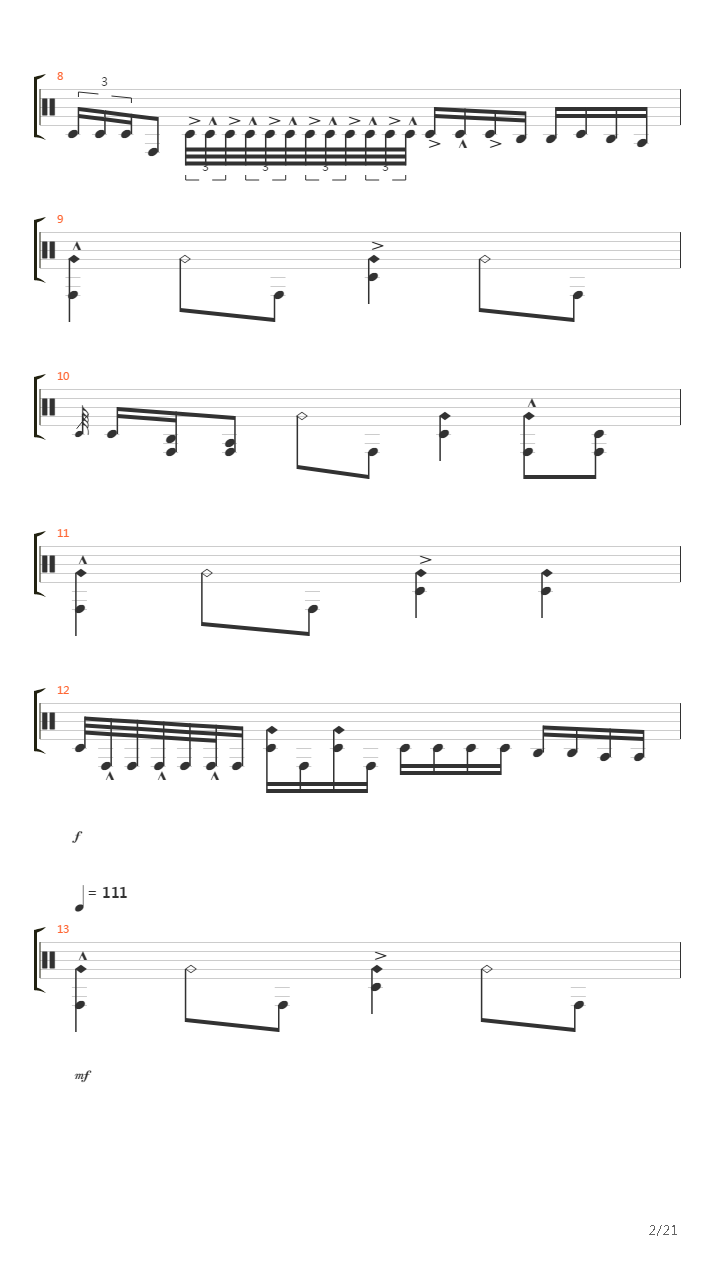 Gemini吉他谱