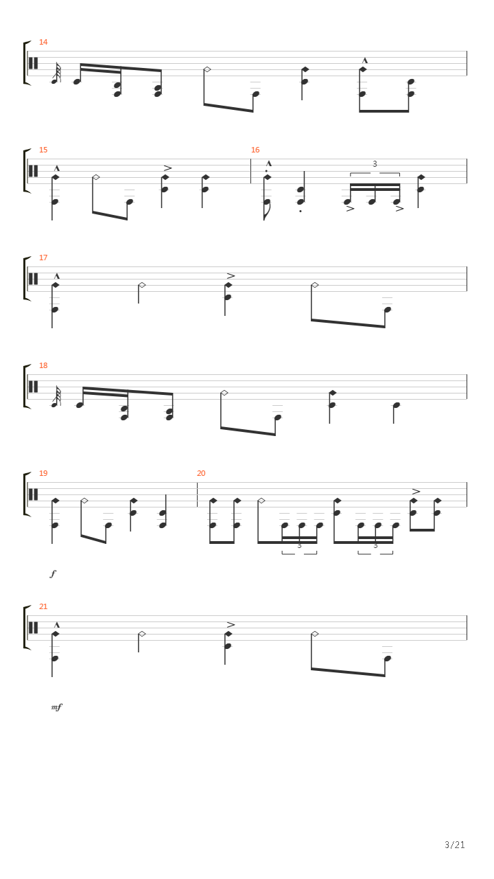 Gemini吉他谱