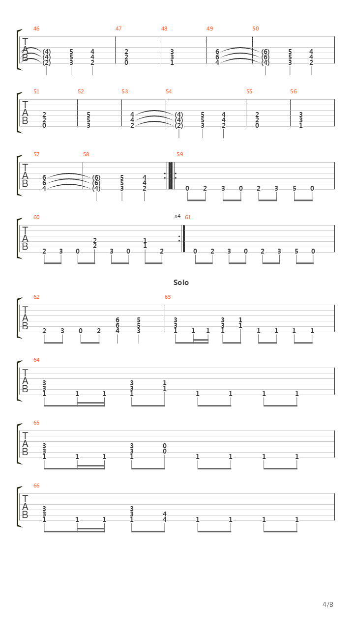 SeasonS in the Abyss吉他谱