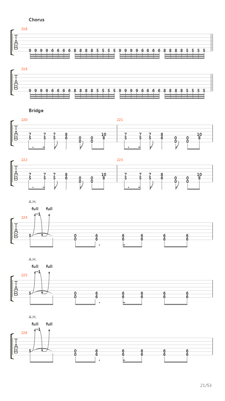 9 0 (Live Disc 1 Part 1)吉他谱