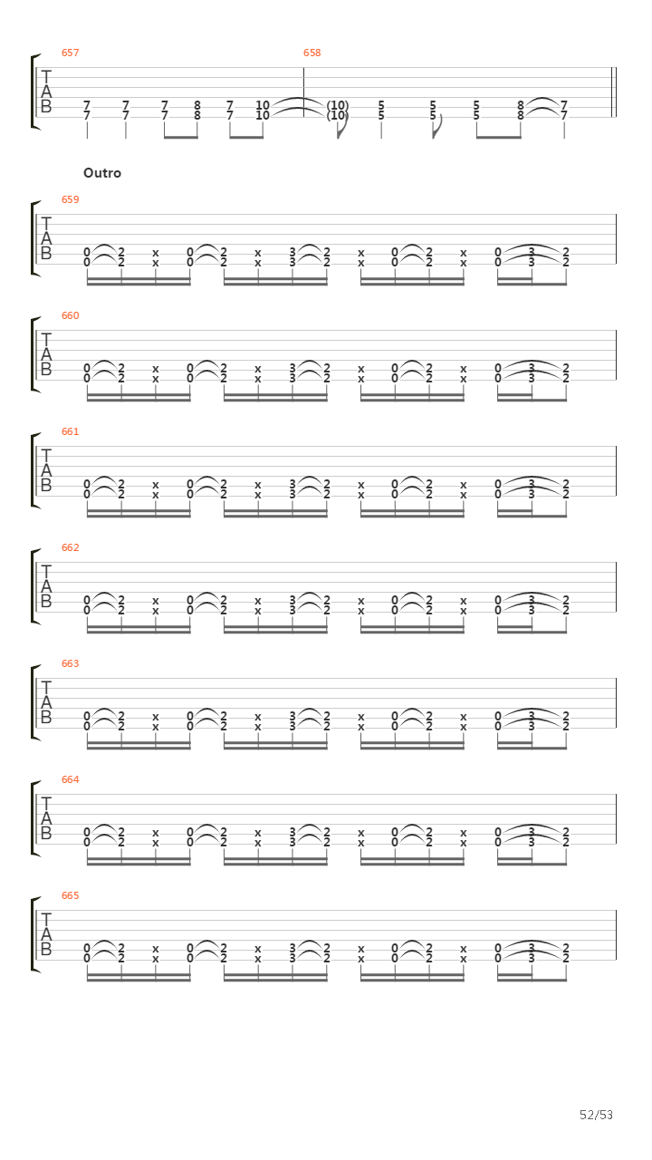 9 0 (Live Disc 1 Part 1)吉他谱