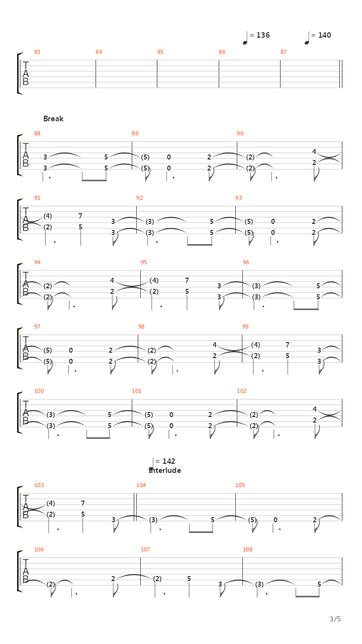 Before I Forget (10)吉他谱