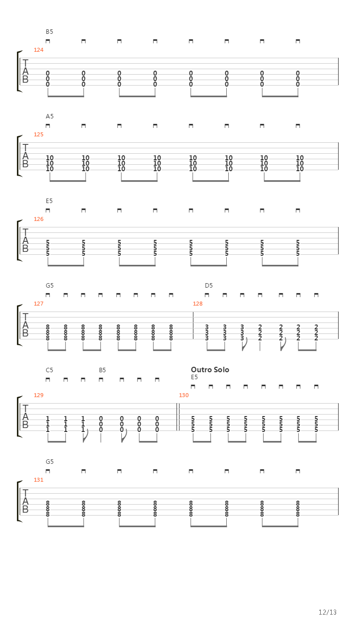 Dead Memories (10)吉他谱