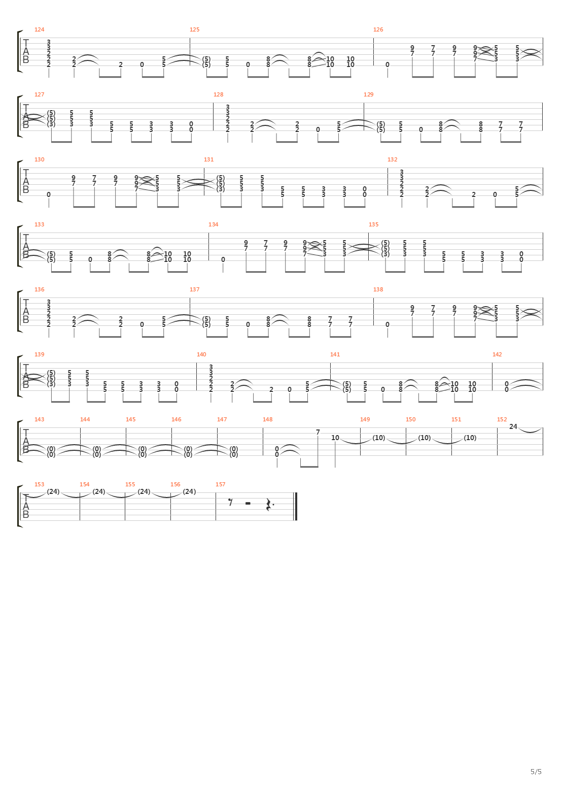 Gehenna吉他谱