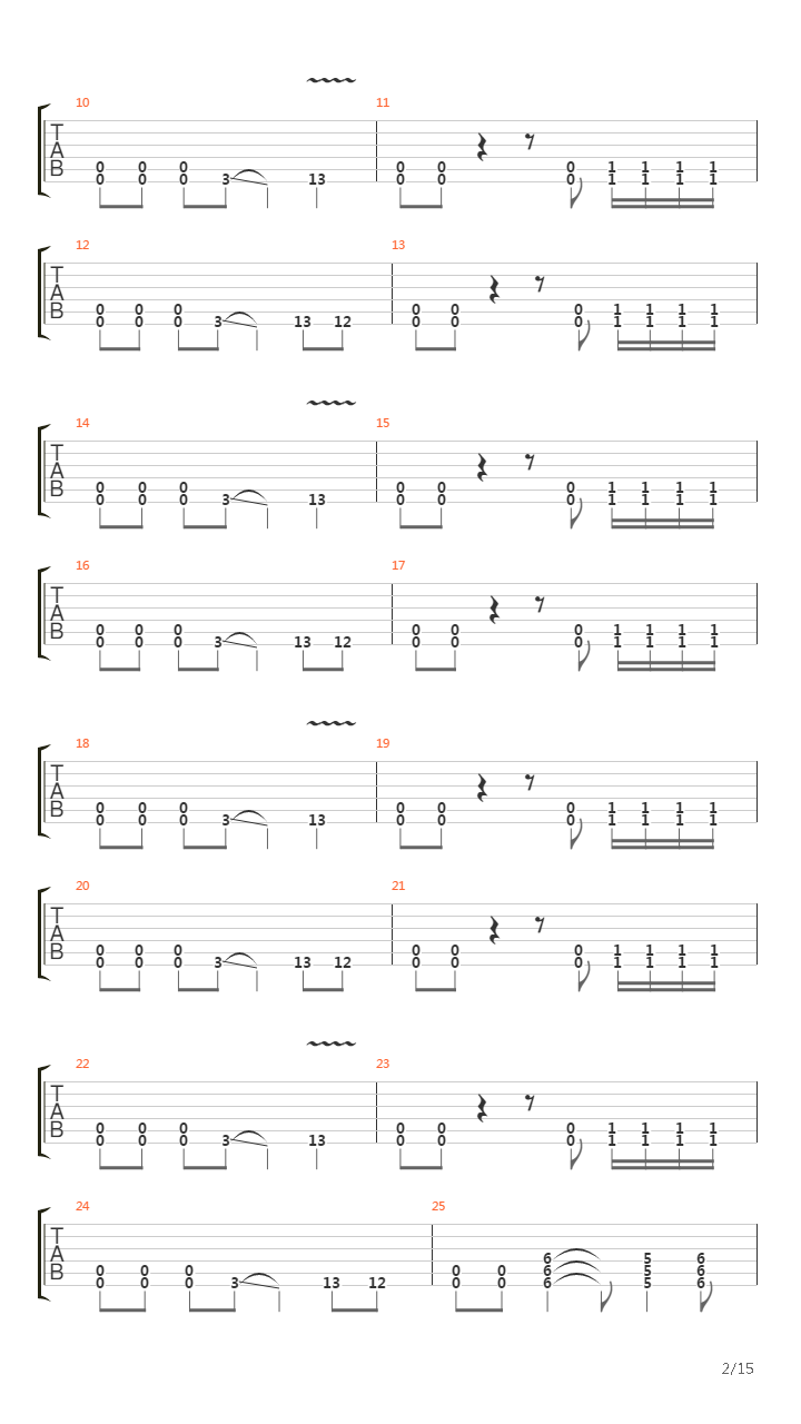 The Pulse Of The Maggots吉他谱