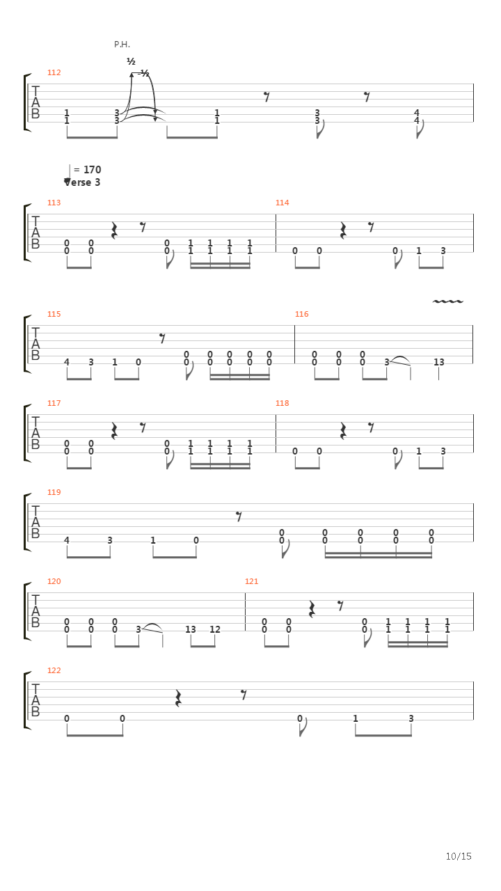 The Pulse Of The Maggots吉他谱