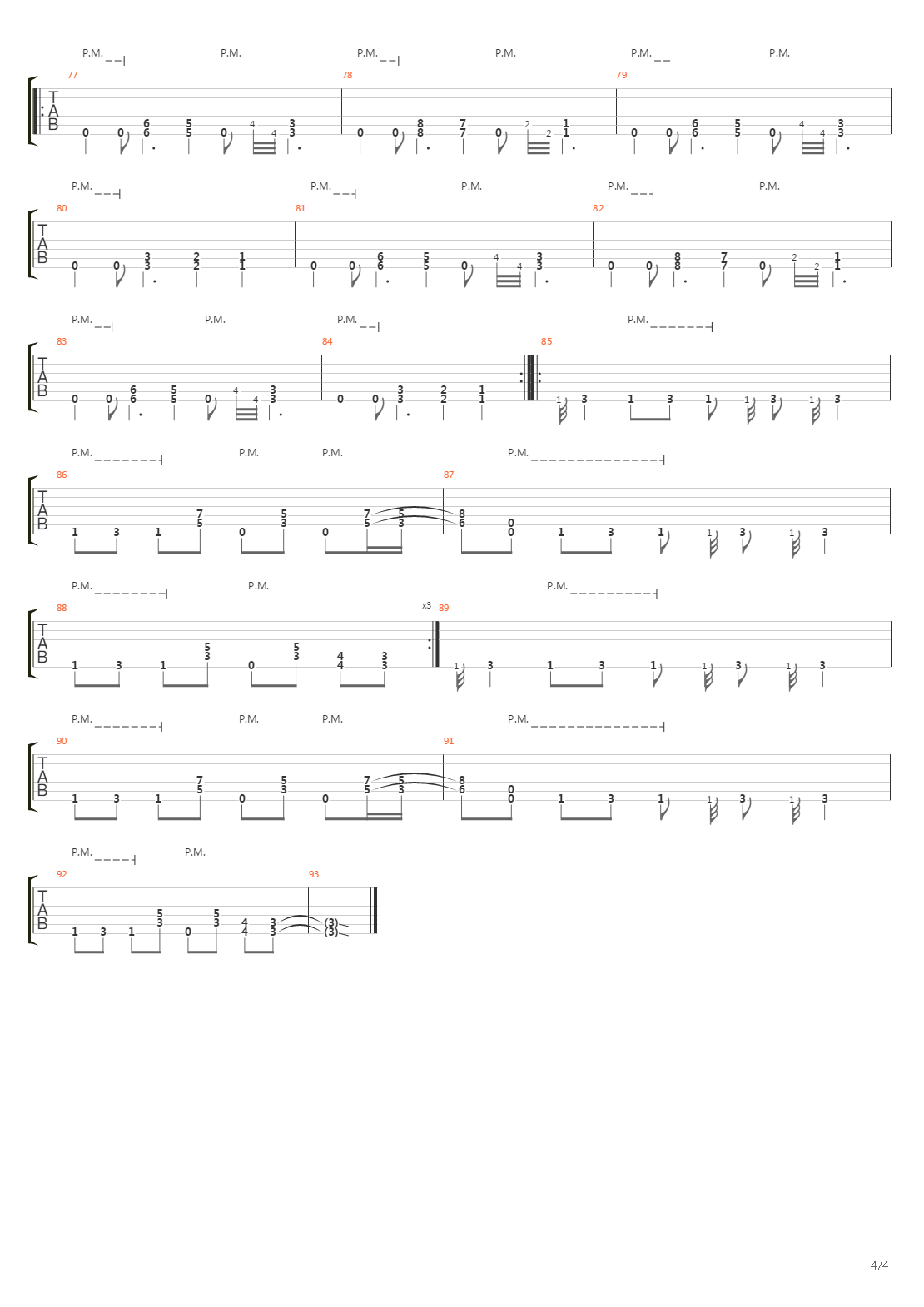 Vendetta吉他谱